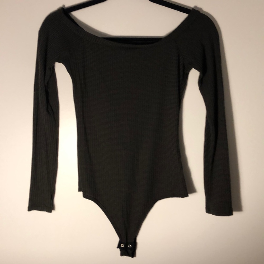 Olive green bodysuit